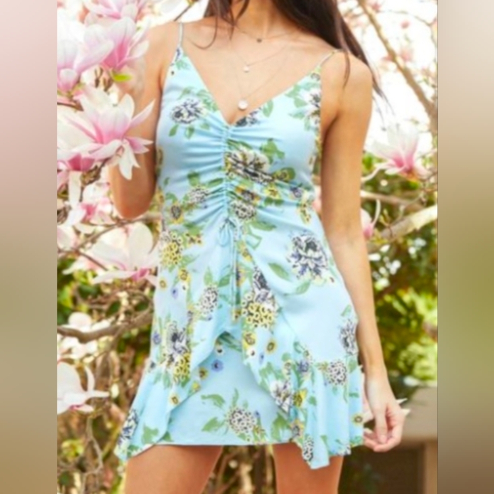 Free People Happy Heart Mini Dress